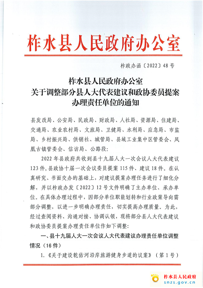 關(guān)于部分調(diào)整部分縣人大代表建議和政協(xié)委員提案辦理責(zé)任單位的通知（請(qǐng)以此件為準(zhǔn)！?。。00.jpg